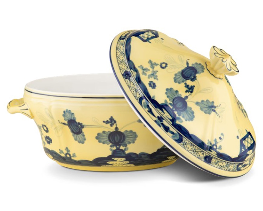 Zuppiera Oriente Italiano Citrino porcellana Richard Ginori
