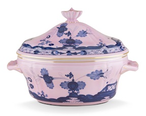 Zuppiera Oriente Italiano Azalea porcellana Richard Ginori