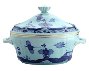 Soup Bowl Oriente Italiano Iris porcelain Richard Ginori