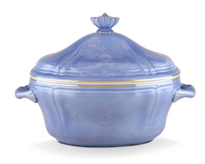 Zuppiera Oriente Italiano Pervinca porcellana Richard Ginori