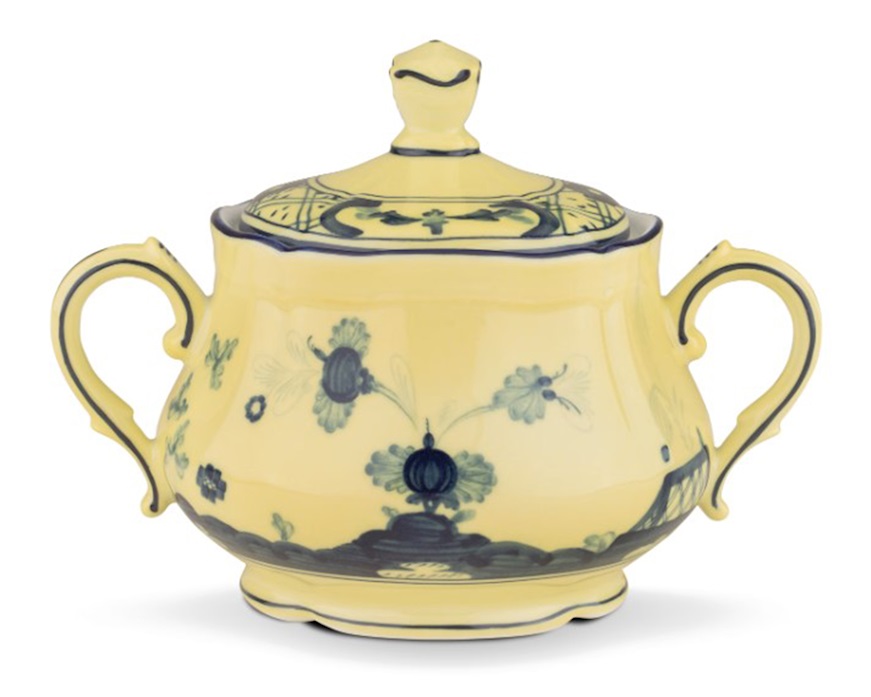 Zuccheriera Oriente Italiano Citrino porcellana Richard Ginori