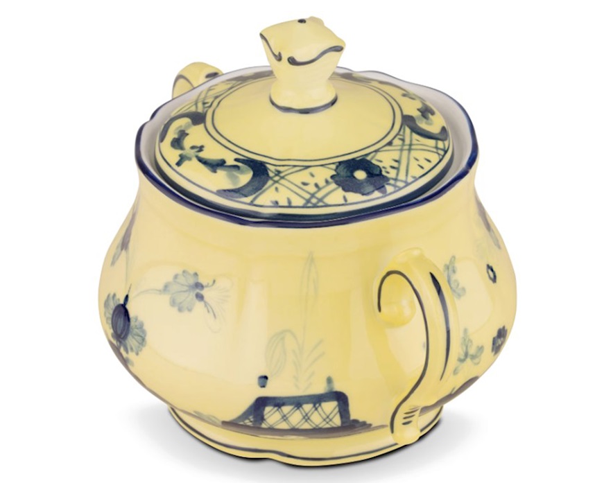 Zuccheriera Oriente Italiano Citrino porcellana Richard Ginori