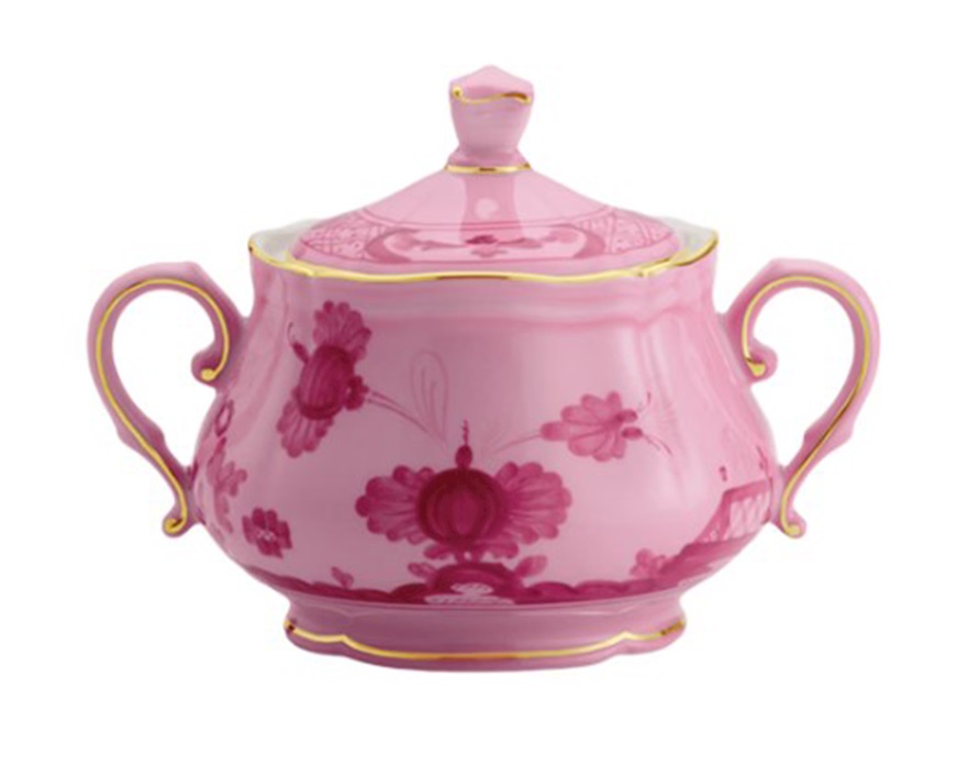 Zuccheriera Oriente Italiano Porpora porcellana Richard Ginori