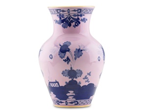 Vaso Ming Oriente Italiano Azalea porcellana Richard Ginori