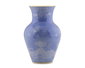 Vaso Ming Oriente Italiano Pervinca porcellana Richard Ginori