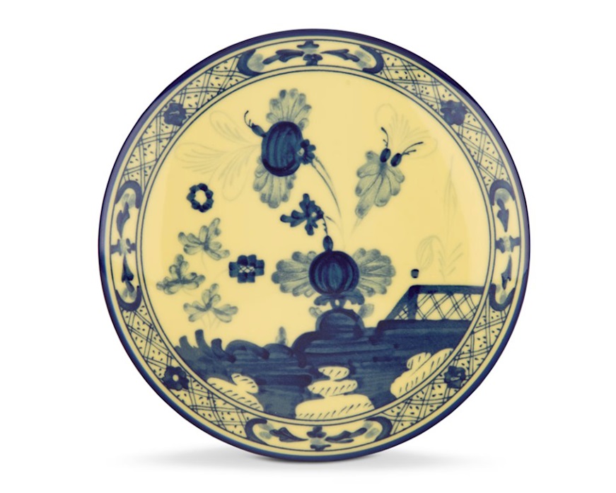 Scatola Oriente Italiano Citrino porcellana Richard Ginori