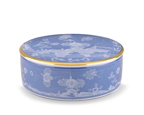 Scatola Oriente Italiano Pervinca porcellana Richard Ginori