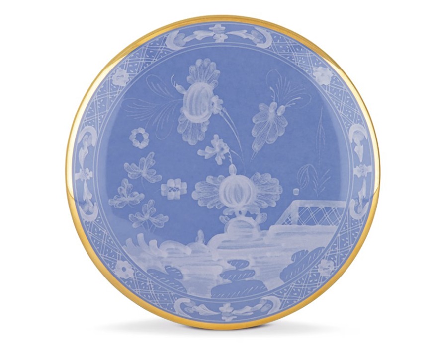 Scatola Oriente Italiano Pervinca porcellana Richard Ginori