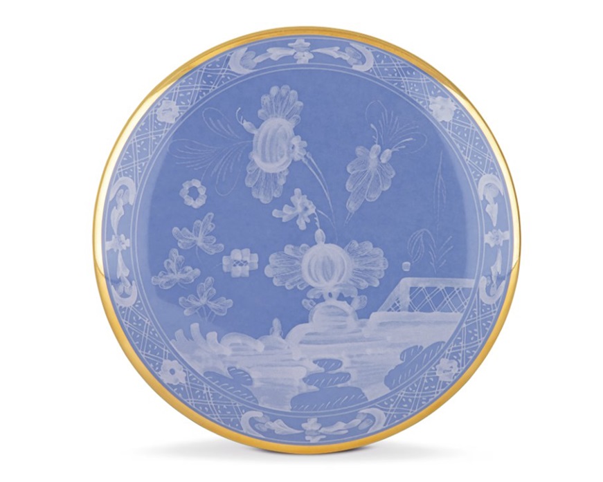 Scatola Oriente Italiano Pervinca porcellana Richard Ginori