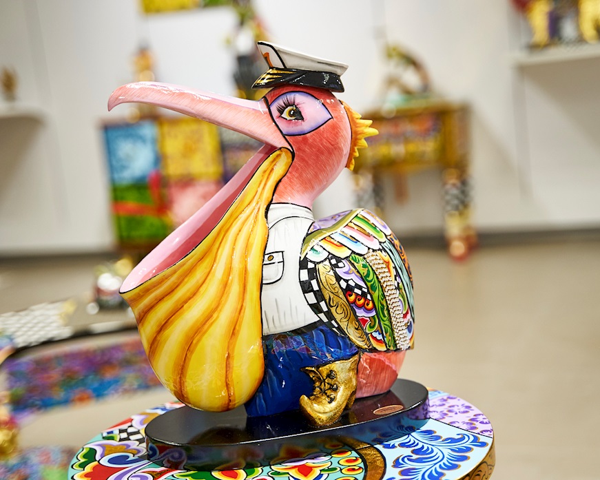 Pelican Petros hand painted Tom's Drag