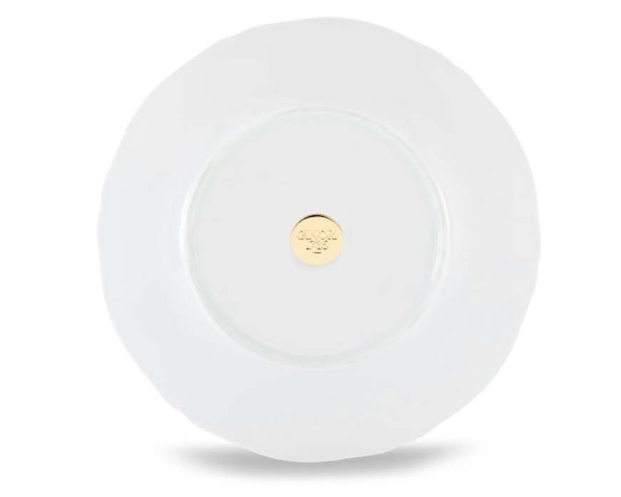 Alzata a 3 livelli Oriente Italiano Castagna porcellana Richard Ginori