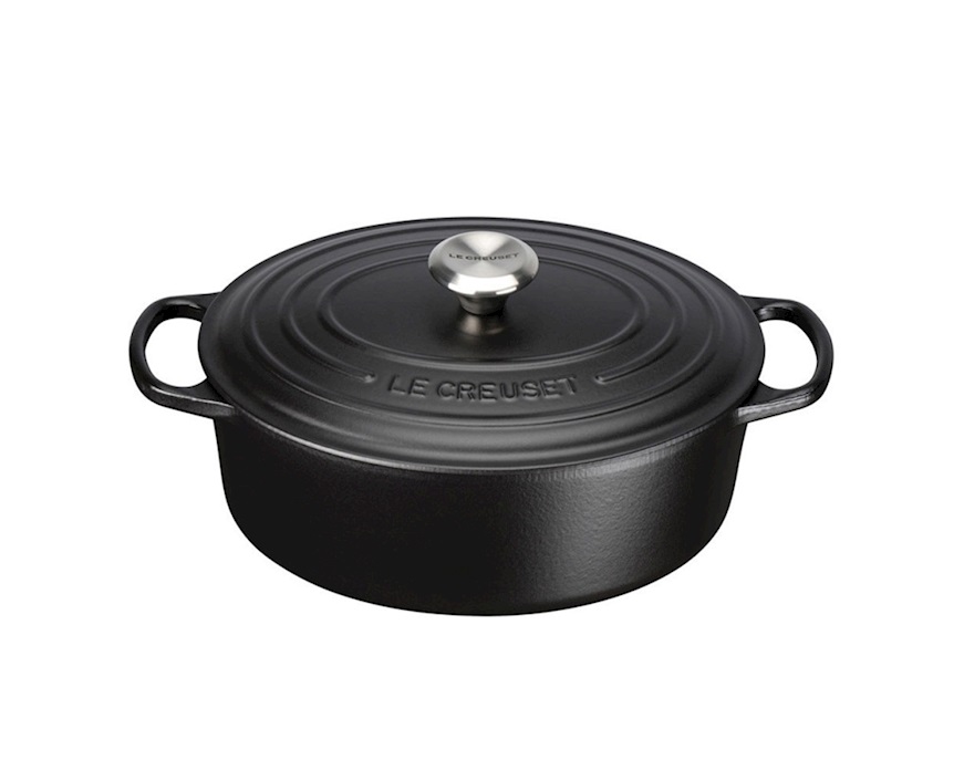 Cocotte ovale Evolution ghisa nero matt Le Creuset