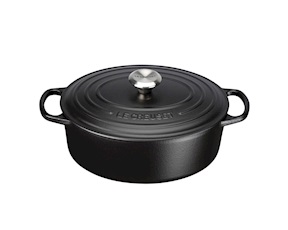 Cocotte ovale Evolution ghisa nero matt Le Creuset