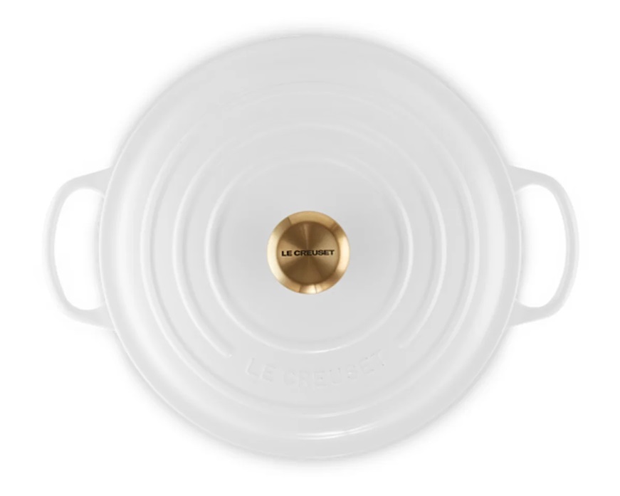 Cocotte rotonda Evolution ghisa white Le Creuset