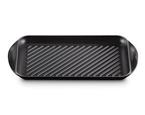 Rectangular grill Classic cast iron black Le Creuset