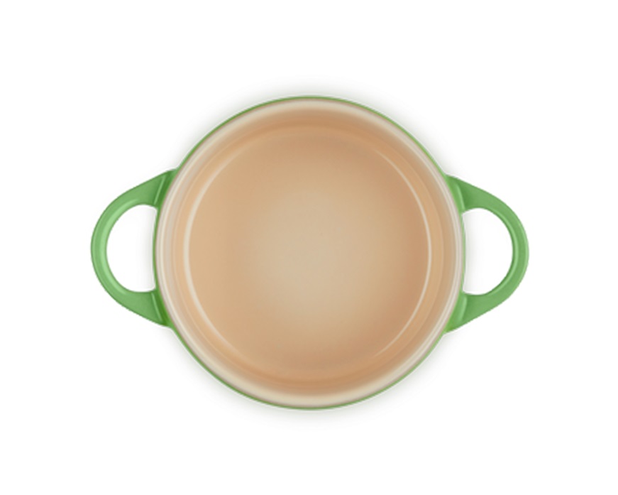Mini cocotte gres verde bamboo Le Creuset