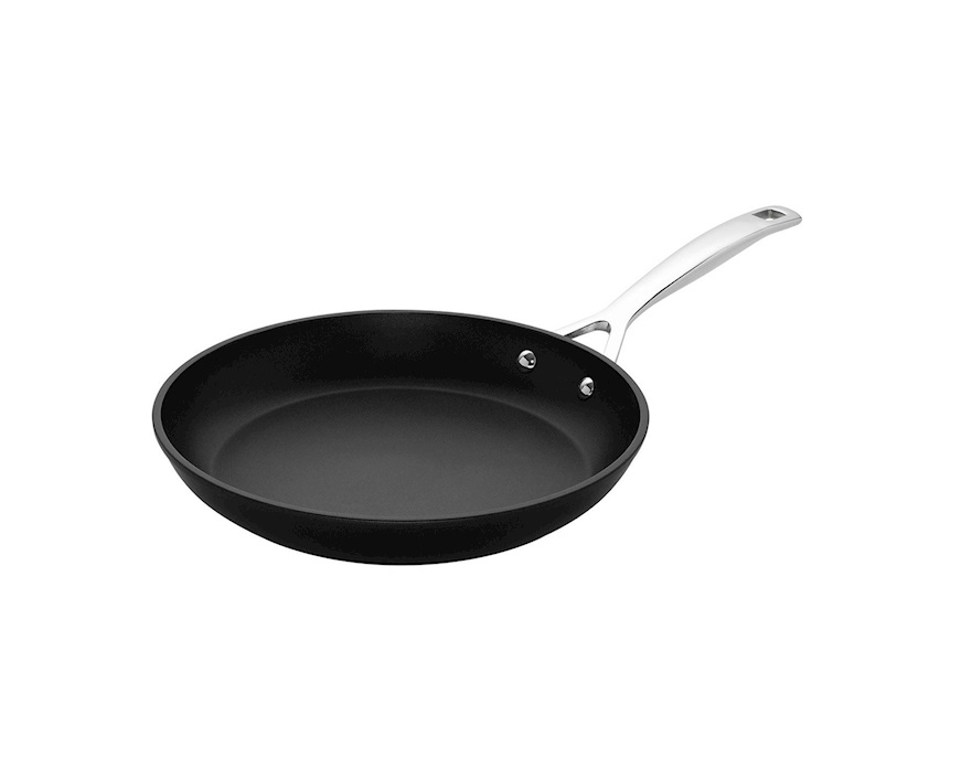 Padella bassa in alluminio antiaderente nero Le Creuset