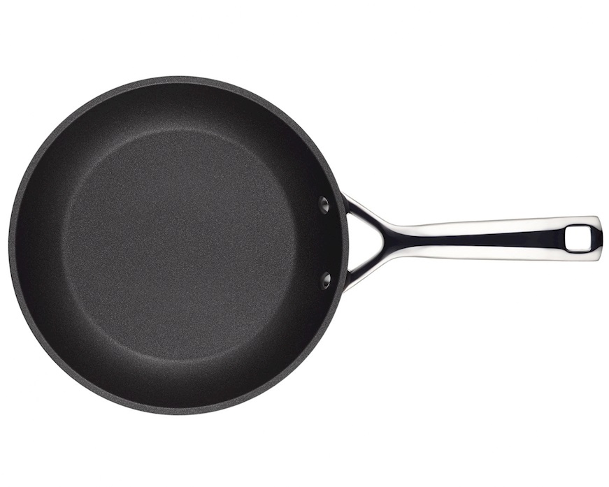 Padella bassa in alluminio antiaderente nero Le Creuset