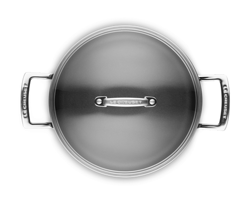 Sautè in non-stick alluminium black Le Creuset