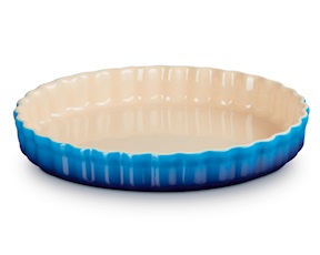 Tortiera rotonda Tradition gres azure blu Le Creuset
