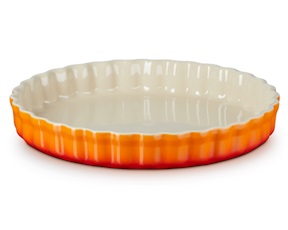 Tortiera rotonda Tradition gres arancio Le Creuset