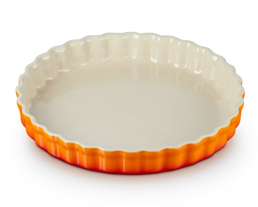 Round cake pan Tradition stoneware volcanic Le Creuset