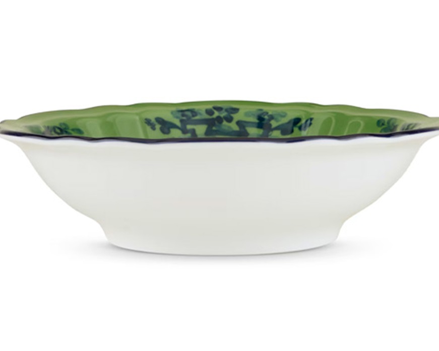 Coppetta Oriente Italiano Malachite porcellana Richard Ginori