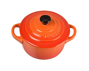 Mini cocotte gres arancio Le Creuset