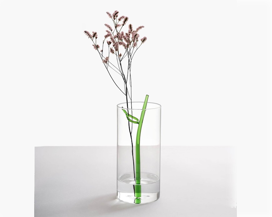 Vase Foglia green leaf Ichendorf