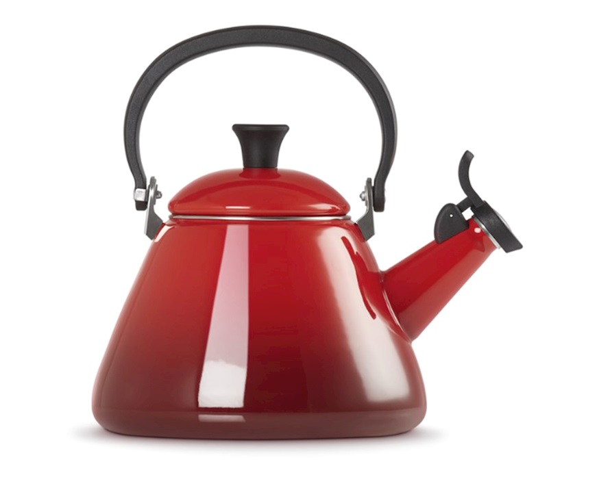 Bollitore Kone acciaio ciliegia Le Creuset