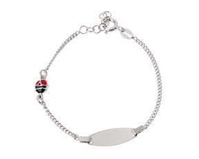 Bracciale bimba argento coccinella Selezione Zanolli