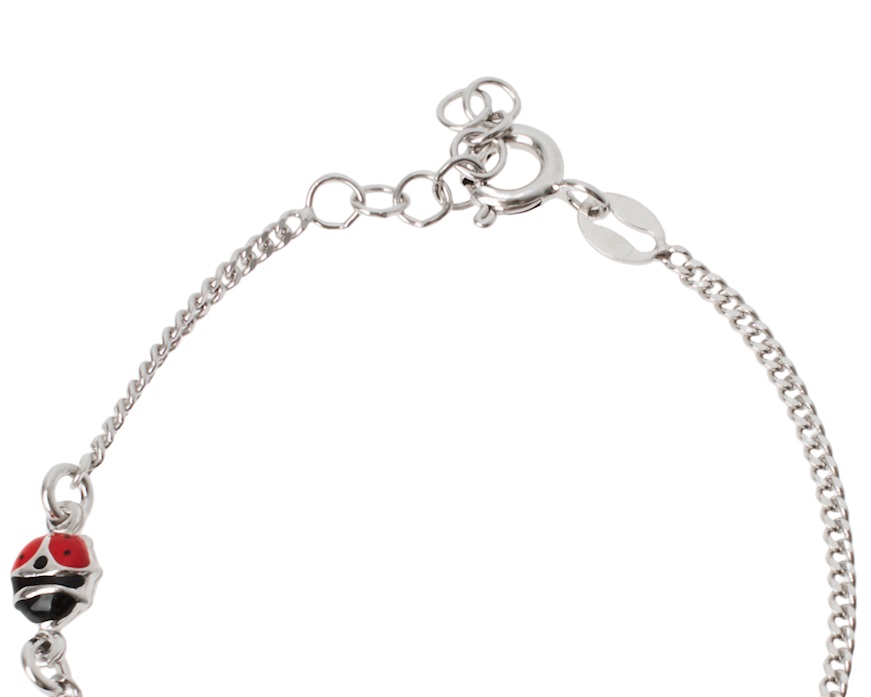 Bracciale bimba argento coccinella Selezione Zanolli
