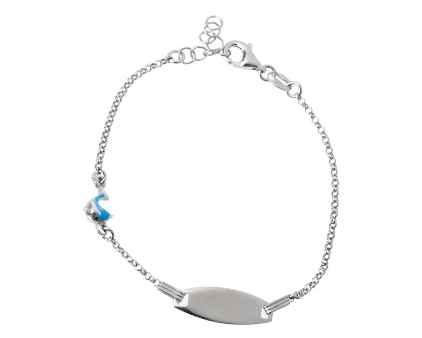 Bracciale bimbo/a argento delfino Selezione Zanolli