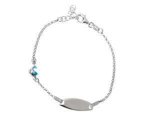 Bracciale bimbo/a argento delfino Selezione Zanolli
