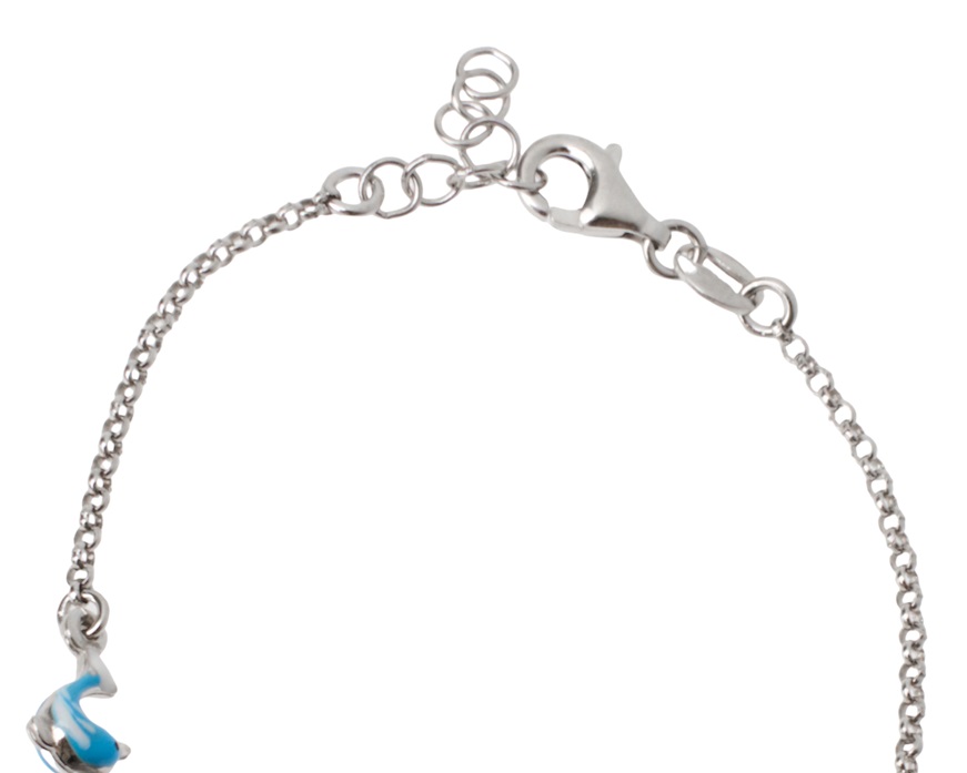 Bracciale bimbo/a argento delfino Selezione Zanolli