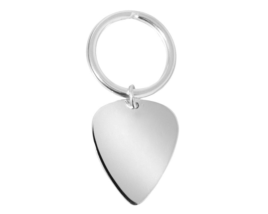 Portachiavi plettro argento Selezione Zanolli