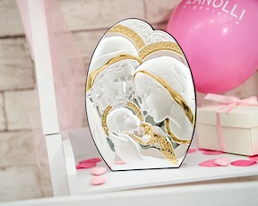 Sacra Famiglia argento pvd Selezione Zanolli