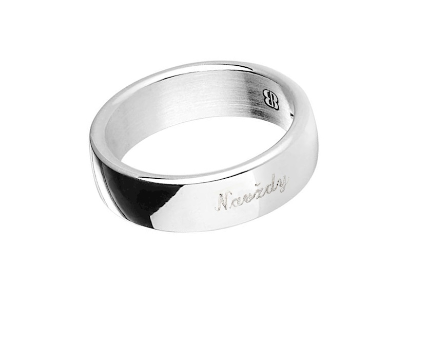 Wedding ring Mantovana silver Boccadamo