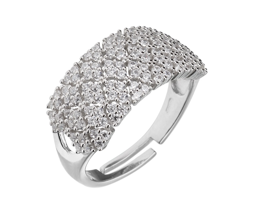 KALVICA Coppia di Anelli in Argento Sterling 925 con Zirconi Regolabile Fedine Fidanzamento Coppia Anelli con Incisione I Love You Fedine Sposa Confezione per Donna Uomo