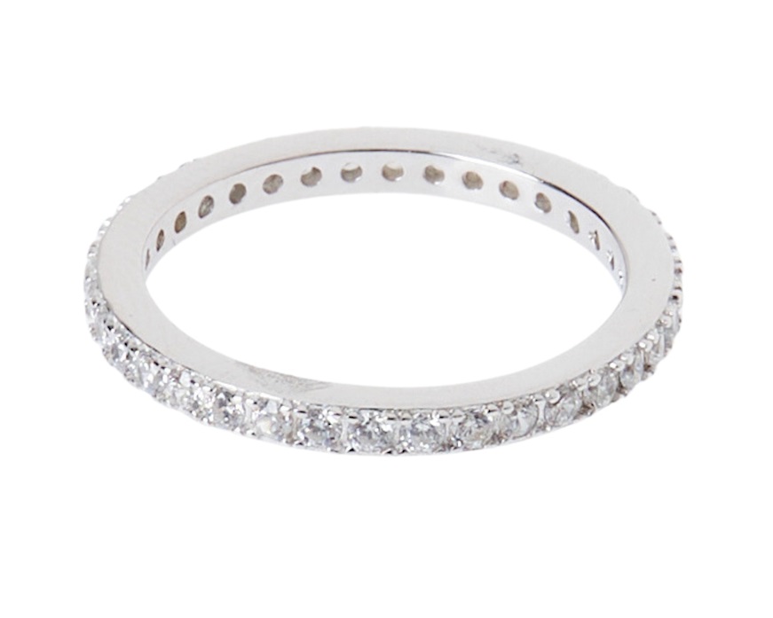 Anello Luce argento con zirconi bianchi Sovrani