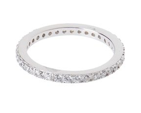 Anello Luce argento con zirconi bianchi Sovrani