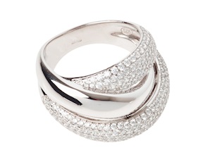 Anello argento con cubic zirconia Sovrani