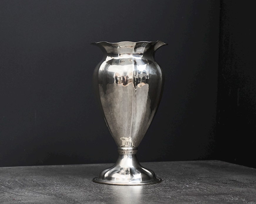 Vaso argento 165 grammi in stile Settecento usato ricondizionato Zanolli Vintage