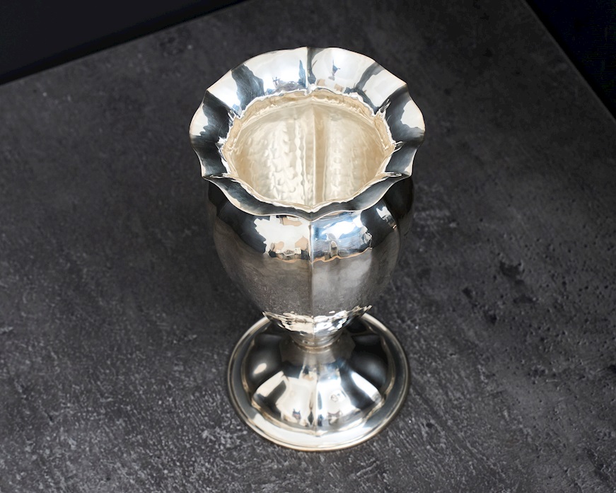 Vaso argento 165 grammi in stile Settecento usato ricondizionato Zanolli Vintage