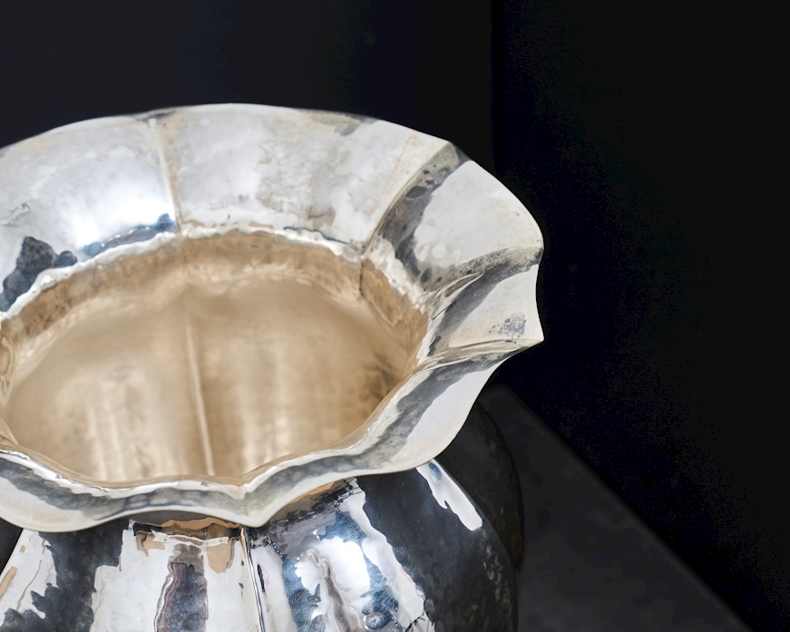 Vaso argento 664,43 grammi in stile Settecento usato ricondizionato Zanolli Vintage