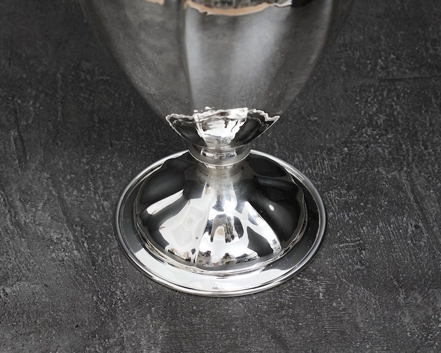 Vaso argento 369 grammi in stile Settecento usato ricondizionato Zanolli Vintage