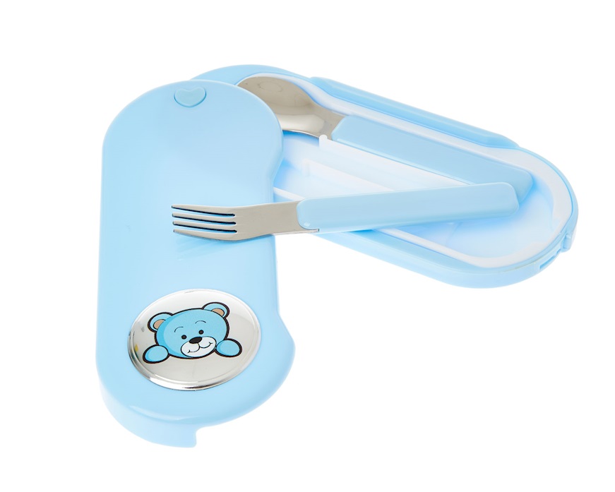 Set posatine Orsetto celeste (2 pezzi) Selezione Zanolli