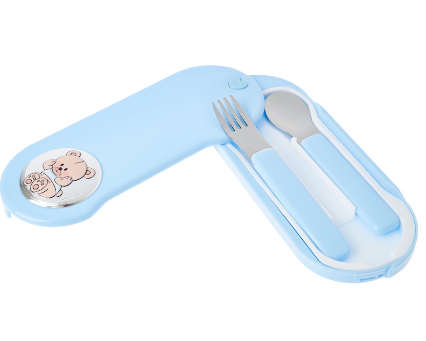 Set posatine Orsetto celeste (2 pezzi) Selezione Zanolli