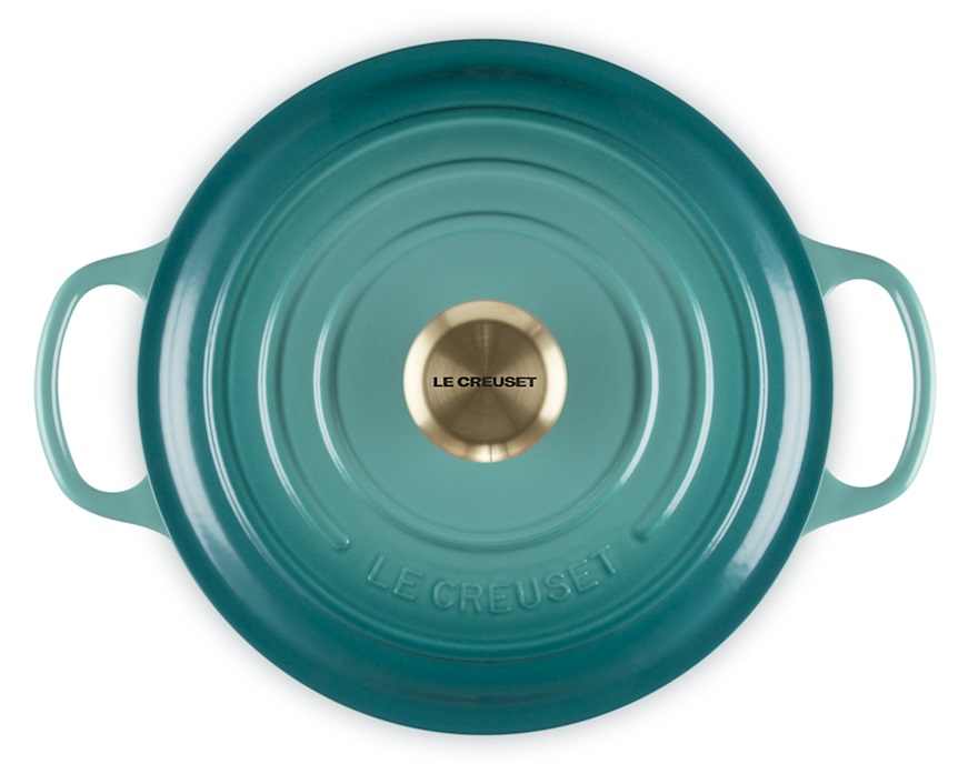 Round cocotte Evolution cast iron riviera Le Creuset