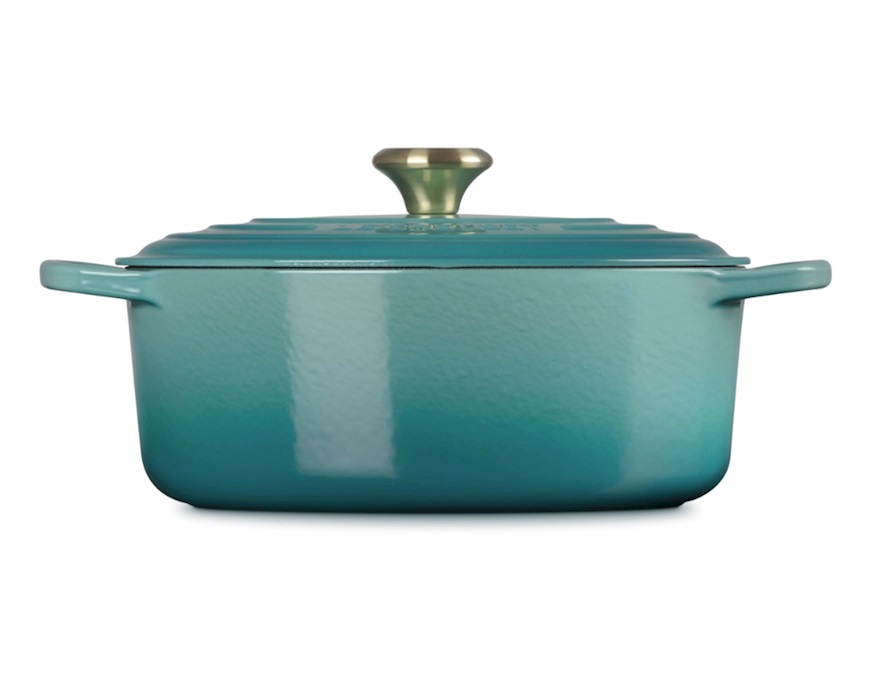 Oval cocotte Evolution cast iron riviera Le Creuset